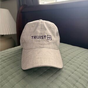 Gray Moisture Wicking Baseball Cap with Purple Truist Logo | OS | Golf | Banking